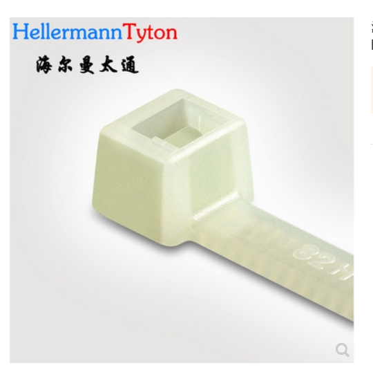 HELLERMANNTYTON曼太通T18R-HSW黑色尼龍扎帶111-00886束線帶