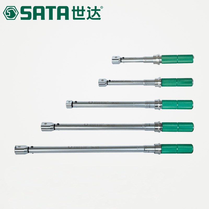 SATA世達專業(yè)級可換頭可調式扭力扭矩扳手96321，范圍20-100NM